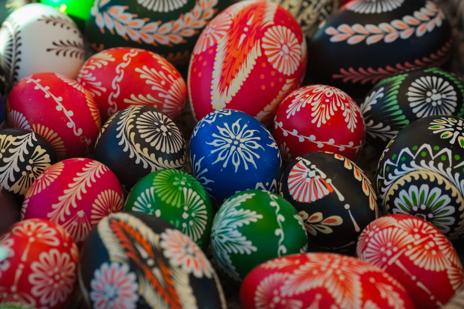 Les œufs de Pâques décoratifs